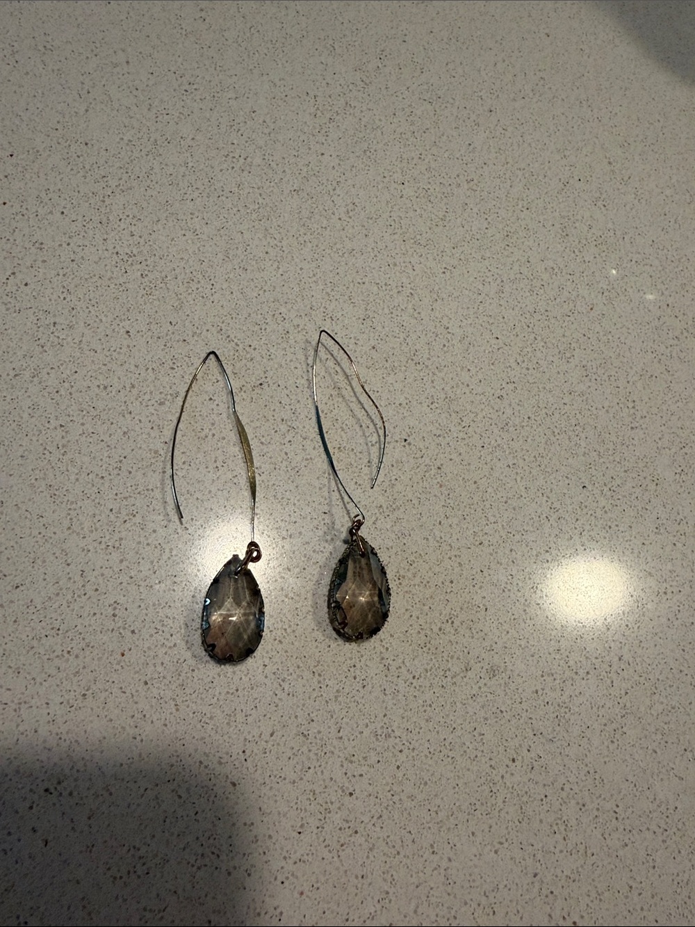 Lane Bryant Smoky Teardrop Dangle Earrings